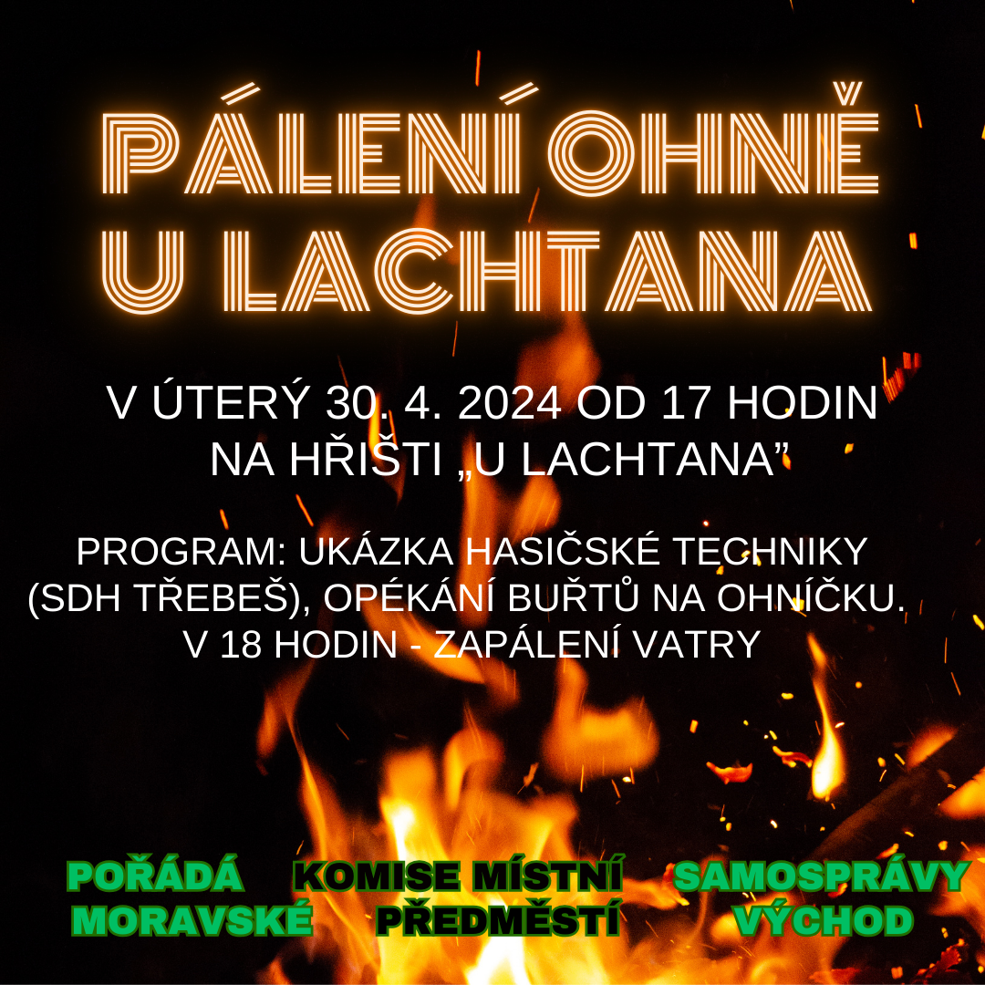 obrázek zpráva Pozvánka na pálení ohně u lachtana